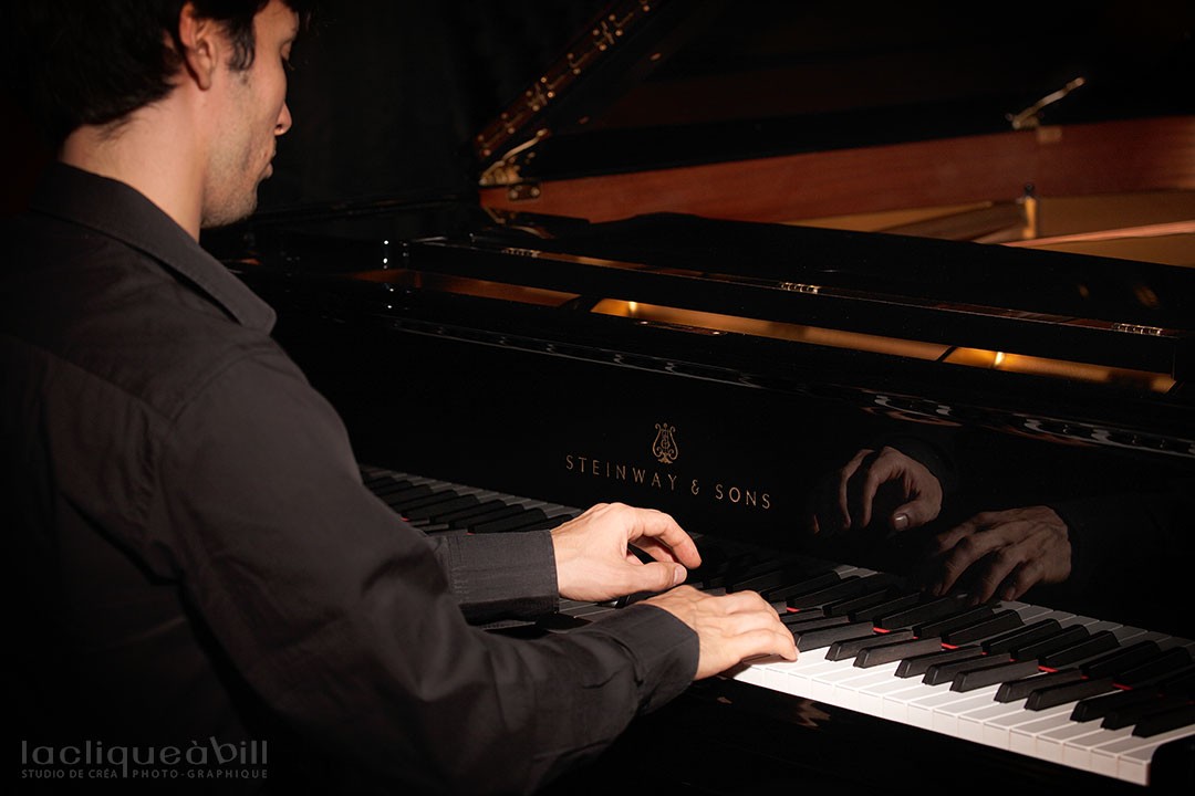 Hugues Chabert au piano