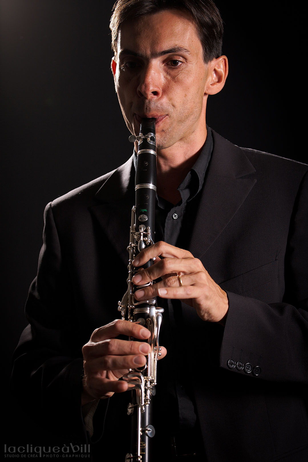 Daniel Chabert à la clarinette